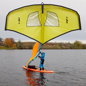 Kit de surf en feuille pour débutant 7m jaune <span class=keywords><strong>planche</strong></span> à voile 140L & 110L <span class=keywords><strong>planche</strong></span> à voile gonflable cerfs-volants poignée souple eaux océaniques lacs et rivières - Product Image 4