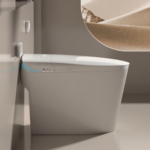 Hiện đại nóng bán nhà vệ sinh thông minh chỗ ngồi điều khiển từ xa tự động tuôn ra WC gốm mềm đóng nhà khách sạn sử dụng P-trap S-trap ghế sưởi ấm - Product Image 1