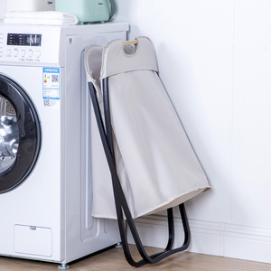 Collapsible <b>Laundry</b> Basket Oxford Cloth Rectangle Foldable <b>Standing</b> Type Bathroom Clothing Organizer - Product Image 3