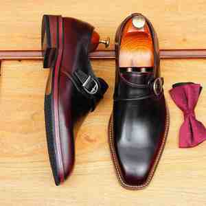 Nouvelles Chaussures Habillées Classiques en Cuir Véritable pour Hommes, Modèle 2026, en Cuir de Vachette Brocart, Idéales pour les Affaires - Product Image 6