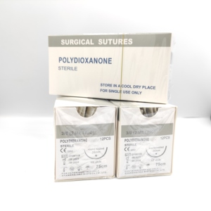 1/2 vòng tròn thân tròn 75cm 90cm 2/0 1/0 0 # <span class=keywords><strong>PGA</strong></span> 910 Violet vitry chỉ khâu phẫu thuật - Product Image 5