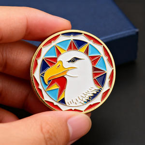 Hoogwaardige metalen ambachtelijke munten groothandel dierenontwerp zacht emaille zinklegering albatros souvenir munt aangepaste challenge coin vogel - Product Image 6