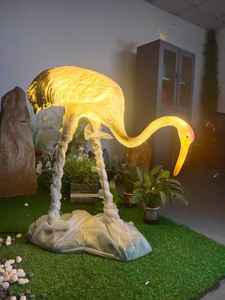 Lampe décorative grue du Nouvel An, sculpture lumineuse LED extérieure IP65 pour parc, paysage et décoration de festival - Product Image 1