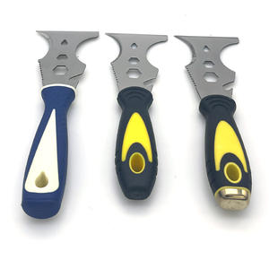 工业级不锈钢 15 合 1 软握式油漆工工具，带锤头，2 个柔性刮刀，多功能抹刀 - Product Image 4