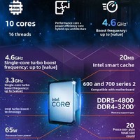 Prosesor Desktop I5 13400F Tray 4.6 GHz 10nm LGA 1700 Socket 10 Core 16 Thread I5 Paket Tray CPU