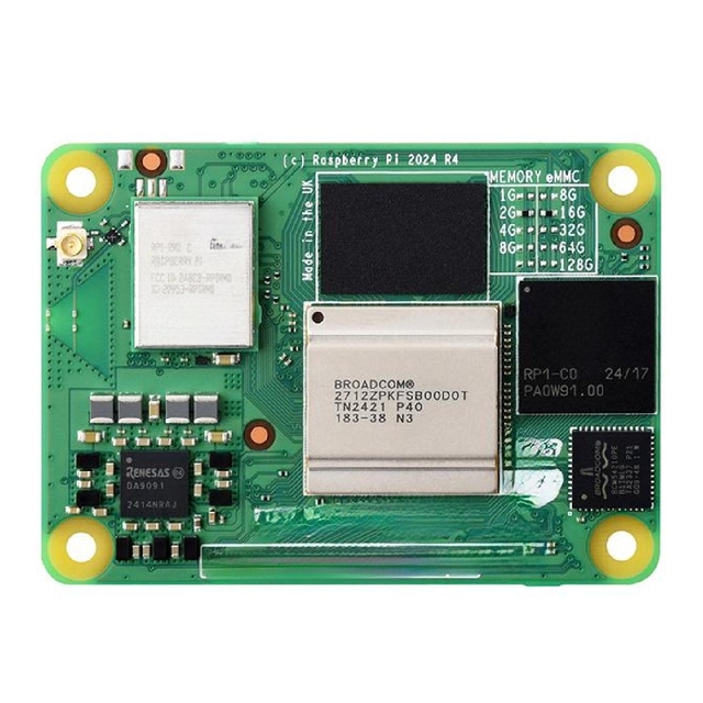 Compute Module 5, Delivers the Power of 5 in a Compact Form Factor, Options for RAM / EMMC