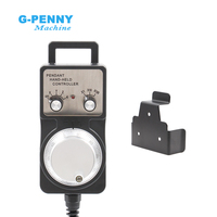 G-PENNY Machine 4 axes NC Studio, contrôleur portable MPG en plastique solide, 100 impulsions, volant électronique, connexion 15 broches