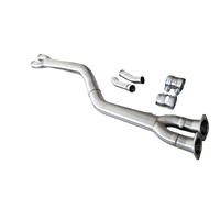 MPER pour BMW X3M F97 X4M F98 – Tube central unique 3,5 pouces en acier inoxydable T304 – Pièce de performance à son agressif – Fixation par boulons