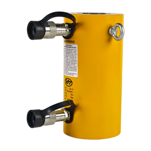 Vérin hydraulique robuste à double effet 50 tonnes CLRG-506, hauteur réduite 262 mm, équivalent à Enerpac, pour manutention lourde sur site - Product Image 4