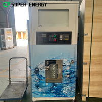 Distributeur automatique de glace commercial, distributeur de glaçons en libre-service avec système d'emballage automatique