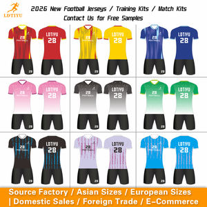 Maillots de football personnalisés, t-shirts et shorts de football personnalisés pour hommes, jeunes, femmes, garçons, avec nom et numéro imprimés, uniformes d'équipe, été - Product Image 3