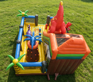 Château gonflable Dragon, château gonflable Dinosaure, château gonflable pour enfants avec parc aquatique - Product Image 6