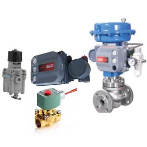 Vanne solénoïde ASCO 210, Vanne de réduction de pression Masoneilan 78-40/78-80H, Positionneur de vanne intelligent Fisher DVC6200F Bus - Product Image 2