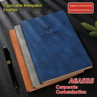 Carnets de conférence professionnels A5/B5/A6 personnalisés en gros pour le dropshipping, couverture en similicuir, reliure parfaite, haute qualité