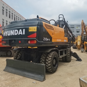 Excavadora Hyundai 210W-9 2021 con Cucharón Excavador, Equipo de Construcción de 22 Toneladas con Motor, Bomba y Propulsor - Product Image 5