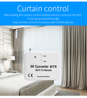 YET6956WTR Tuya Smart Home Contrôle automatique Multi fréquence 240-930 mhz WiFi vers convertisseur RF à distance