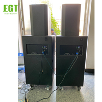 Nouveau design Enceintes de ligne coaxiales de levage Active Professional 10 "avec caisson de basses 18" 3 voies 2024