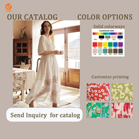 7943 Gaun Maxi Bohemian Putih Lengan Pendek V-Neck Berpinggang Smocked dengan Renda, Contoh Pembuatan Gaun Wanita Musim Panas Boho Kasual Panjang