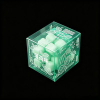 Boîte d'emballage en plastique PET pliable et recyclable sur mesure, impression personnalisée, vente en gros, pour aliments, bonbons, cosmétiques