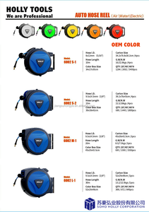 Carrete de manguera de aire 30 m + 2 M 180 ° Caja de manguera de pared giratoria Carrete de manguera de aire comprimido 20 <span class=keywords><strong>Bar</strong></span> Conexión de 1/4 pulgadas Acoplamiento de liberación rápida - Product Image 4