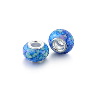 New Design Acrylic Spacer <b>Beads</b> With <b>Large</b> Holes 14mm Rhinestone Decorative <b>Beads</b> for Diy Pens Keychains and Jewelry Making - Product Image 6
