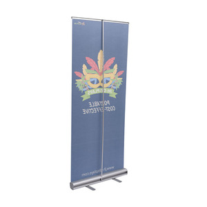 Banner <span class=keywords><strong>Roll</strong></span>-<span class=keywords><strong>up</strong></span> Personalizzabile 85x200 a Prezzo di Fabbrica, Basso MOQ, Portatile, per Esposizioni e Pubblicità - Product Image 6