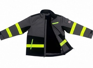 Giacca Ignifuga NFPA2112 Taglie Forti, Alta Visibilità, in Cotone Leggero, Antivento, Traspirante, Resistente, con Cerniera e Dettagli Riflettenti per Lavoro - Product Image 5