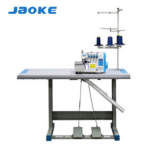 Nueva Máquina <span class=keywords><strong>de</strong></span> <span class=keywords><strong>Coser</strong></span> <span class=keywords><strong>Overlock</strong></span> <span class=keywords><strong>de</strong></span> Alta Velocidad JAOKE JK-747D con Accionamiento Directo, 3/4/5 Hilos, Industrial, con Motor <span class=keywords><strong>de</strong></span> Plástico - Product Image 6