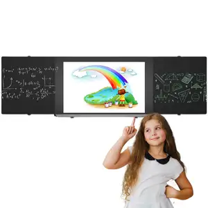 75 inç Led Blackboard Nano dokunmatik interaktif 4K ultra net büyük dokunmatik ekran akıllı tahta sınıf için