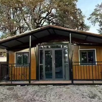 Maison mobile préfabriquée personnalisée de 40 pieds ou 20 pieds, extensible, avec chambre, écologique, moderne, en acier isolé