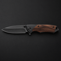 Couteau pliant à manche imprimé en 3D, acier 3CR13, pointe tombante, 21 cm, couteau de poche tactique EDC pour le camping, cadeau créatif, vente en gros OEM