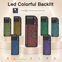 Mini clavier sans fil M15 2.4G avec souris aérienne, télécommande rétroéclairée rechargeable pour Smart TV, décodeur, projecteur, PC