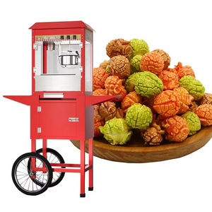 Máy làm bỏng ngô thương mại với bánh xe giỏ hàng & Ấm đun nước 8 ounce cho khách sạn rạp chiếu phim tại nhà để bán đồ ăn nhẹ nhà sản xuất bỏng ngô - Product Image 4