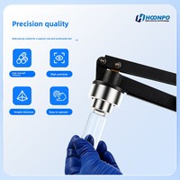 Capsules de flacons sous vide à sertir de 20 ml et 20 mm avec inserts en téflon, en acier inoxydable 304, modèle HP-EMC-20C pour la chromatographie en phase gazeuse