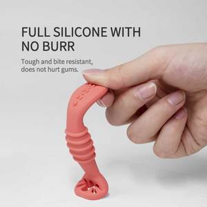Cucharas de destete de silicona-Cucharas de alimentación para niños pequeños para 4-6 meses, Conjunto personalizado al por mayor Cuchara de puré de entrenamiento para bebés - Product Image 2
