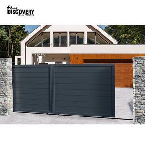 Puerta corredera <span class=keywords><strong>de</strong></span> <span class=keywords><strong>aluminio</strong></span> horizontal, puerta <span class=keywords><strong>de</strong></span> portal para entrada <span class=keywords><strong>de</strong></span> casa y jardín - Product Image 4