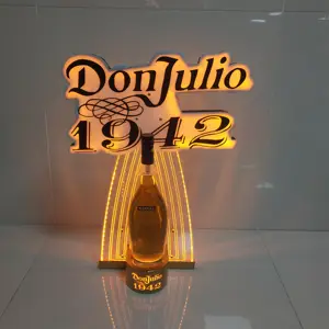 Rechargeable Backlit Don Julio 1942 Tequila Bottle Presenter LED Neon Sign  VIP Service Tray Illuminated Bottle Holder Display - AliExpress