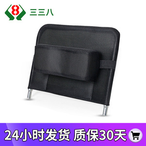 Mesh High <b>Backrest</b> With Headrest For Manual Wheelchair Black Comfortable Support - Product Image 2