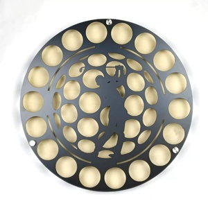 Soporte de silicona para pelotas de golf con orificios, el mejor para bolsas, con diseños personalizados, fundas protectoras y marcadores para estantes. - Product Image 1