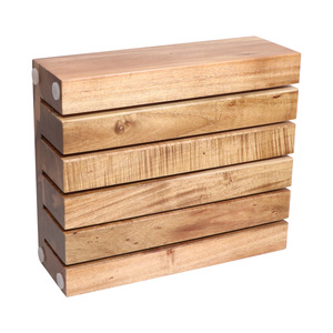 Organizzatore di coltelli in legno di Acacia inserto per <span class=keywords><strong>cassetto</strong></span> <span class=keywords><strong>portacoltelli</strong></span> set di coltelli <span class=keywords><strong>da</strong></span> 5 pezzi blocco di legno - Product Image 4