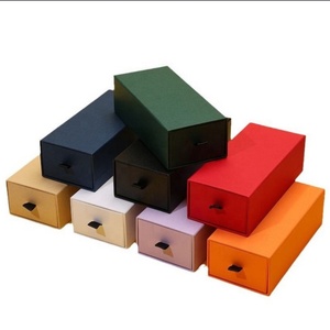 Wholesale Custom Design Rigid Paperboard Jewelry Packaging Sliding Drawer Gift Paper Jewelry <b>Box</b> for Earrings Rings Watch - Product Image 3