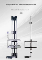 2 étages 100kg 3-5m Rail de guidage Moteur de traction Palet Dumboiter Lift Food Elevator