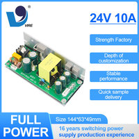 Vire AC 110-240V à DC 24V 10A 240W Module d'alimentation Transformateur de commutation haute puissance stable pour usage industriel Tension d'entrée 220V