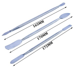 Kit de leviers de démontage métalliques 3 pièces pour réparation de téléphones et application de produits de soin/maquillage - Product Image 3