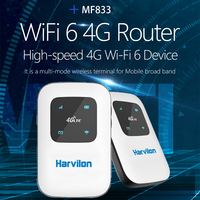 Router Wifi Portabel 4G ODM/OEM Kustomisasi dengan Sim/Esim Universal Pocket Wifi 2700mAh Cat4 WIFI6 untuk Penggunaan Rumah dan Bisnis