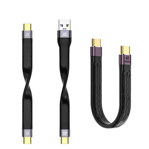 Cáp Dữ Liệu USB 4.0 Gen3 PD 100W 5A Cáp Sạc Nhanh USB C Sang <span class=keywords><strong>Type</strong></span> C <span class=keywords><strong>Thunderbolt</strong></span> <span class=keywords><strong>3</strong></span> 4K @ 60Hz Cáp Dữ Liệu USB Tipo C 40Gbps - Product Image 4