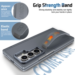 Mới Đến <span class=keywords><strong>2025</strong></span> Dây Đeo Cổ Tay Chân Đế Phim Cường Lực Bảo Vệ Màn Hình Bản Lề Từ Trường Hợp Điện Thoại Bìa Đối Với Samsung Z Gấp 7 6 54 - Product Image 5