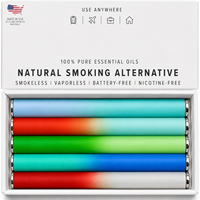 Bâtonnet inhalateur nasal double orifice à l'huile rafraîchissante et énergisante à la menthe, pour lutter contre la fatigue et revitaliser