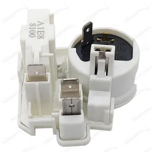 Compresor de Refrigerador Serie A1E8 8100 <span class=keywords><strong>ZEM</strong></span>, Relé de Arranque PTC de 3 Pines, Interruptor de Protección Térmica Contra Sobrecarga - Product Image 1