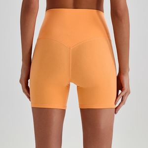 Fitness-High-Waist-Workout-Shorts mit Po-Lift für Damen – Hautenge Yoga-Shorts und Leggings - Product Image 2